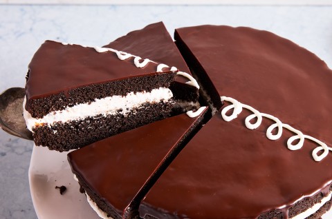 Giant Hostess Cupcake Cake  - select to zoom