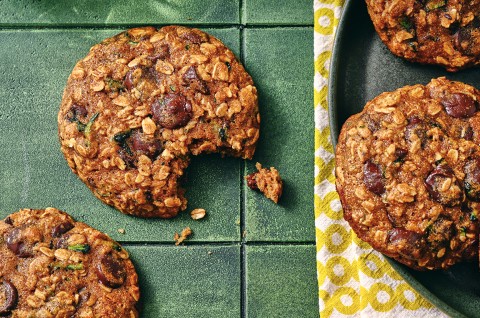 Zucchini Chocolate Chip Oatmeal Cookies  - select to zoom