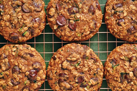 Zucchini Chocolate Chip Oatmeal Cookies  - select to zoom