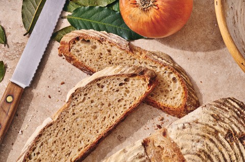 Onion and Bay Loaf  - select to zoom