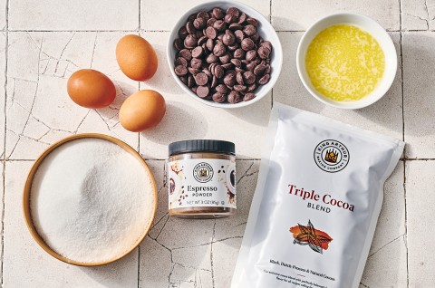 Quick and Easy Brownies ingredients - select to zoom