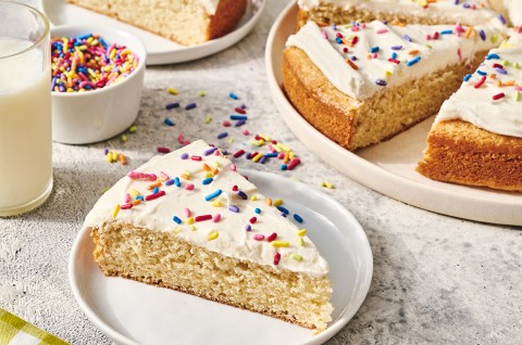 Vanilla Cake Pan Cake  - select to zoom