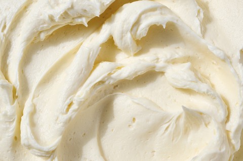 Close-up of Lemon Buttercream Frosting - select to zoom
