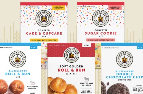 Boxes of new mixes in two lines  