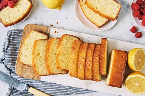 Lemon-Glazed Pound Cake