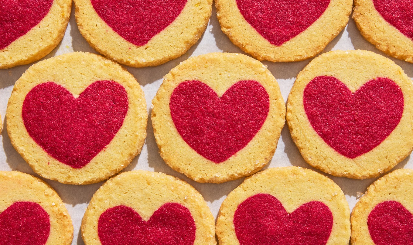 Slice-and-Bake Valentine Cookies