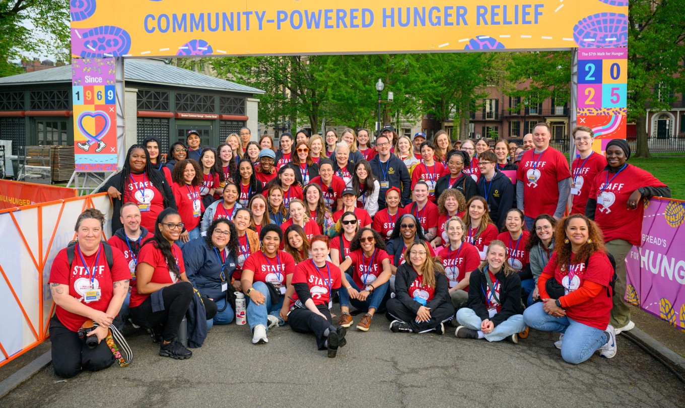 A group of volunteers for Project Bread