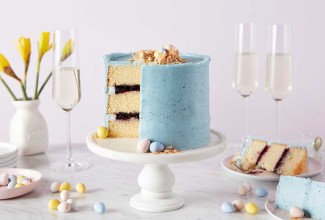 Robin's egg cake 