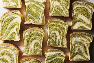 Marbled Matcha Milk Bread