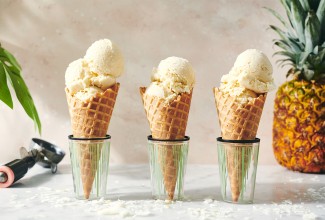 Pineapple-Coconut Gelato