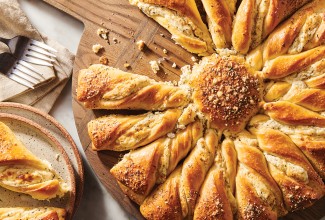 Garlic and Herb Sun Bread (Tarte Soleil)