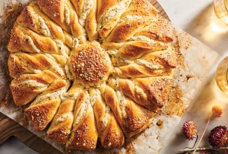 Garlic and Herb Sun Bread (Tarte Soleil)