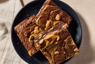 Peanut Butter Brownies 
