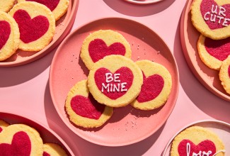 Slice-and-Bake Valentine Cookies
