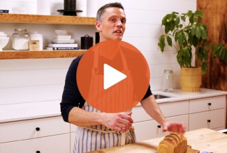 Play button for Jalapeño-Cheddar Bread video - select to zoom