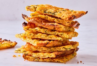 Scarpaccia (Italian Zucchini Tart) stacked high