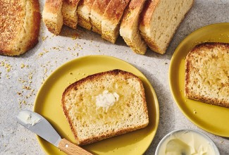 English Muffin Toasting Bread on a plate