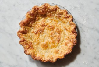 Prebaked pie crust