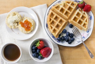 Dairy-free breakfast via @kingarthurflour