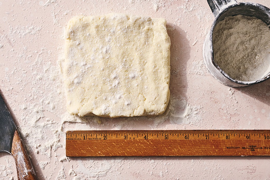 Gnocchi dough rolled out