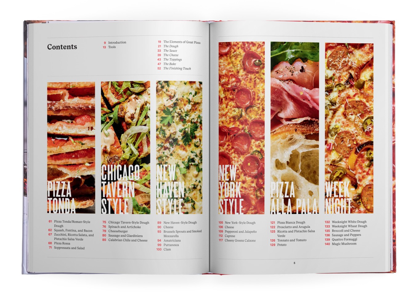 The Book of Pizza: Table of Contents 1/2