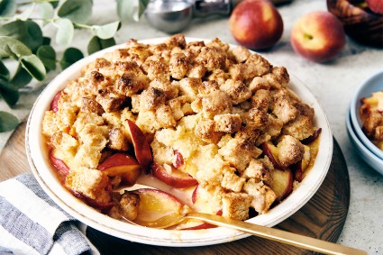 Just Too Easy Peach Cobbler