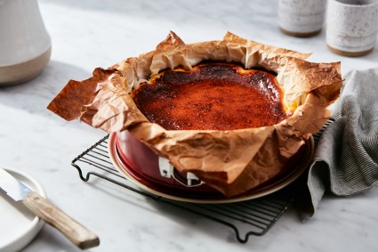 Baked Basque Cheesecake