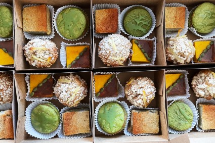 Baked good boxes ready for sale
