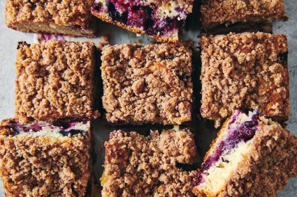 Blueberry Buckle Coffee Cake