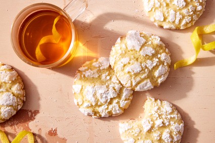 Lemon Crinkle Cookies 