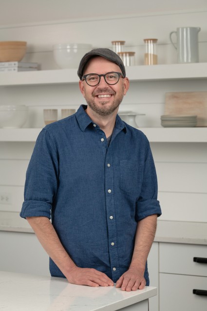 Ryan Salerno in the King Arthur Photo/Video studio