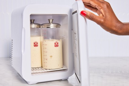 Two small sourdough containers in the Sourdough Home