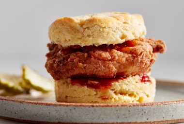 Crispy Gluten-Free Buttermilk Fried Chicken and Biscuits