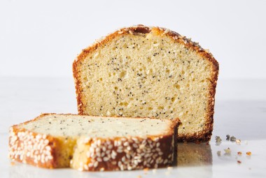 Tahini Poppy Seed Pound Cake
