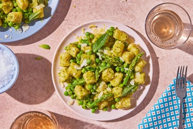 Easy Ricotta Gnocchi on a plate