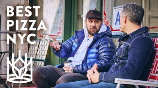 Play Button for YouTube Video of Brooklyn's Best Pizza with Frank Pinello
